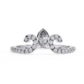 Elegant Central Stone Diamond Ring with Side Stone Accents