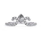 Elegant Central Stone Diamond Ring with Side Stone Accents