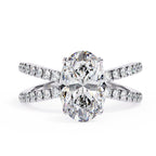 Elegant Radiance Central Stone Diamond Ring