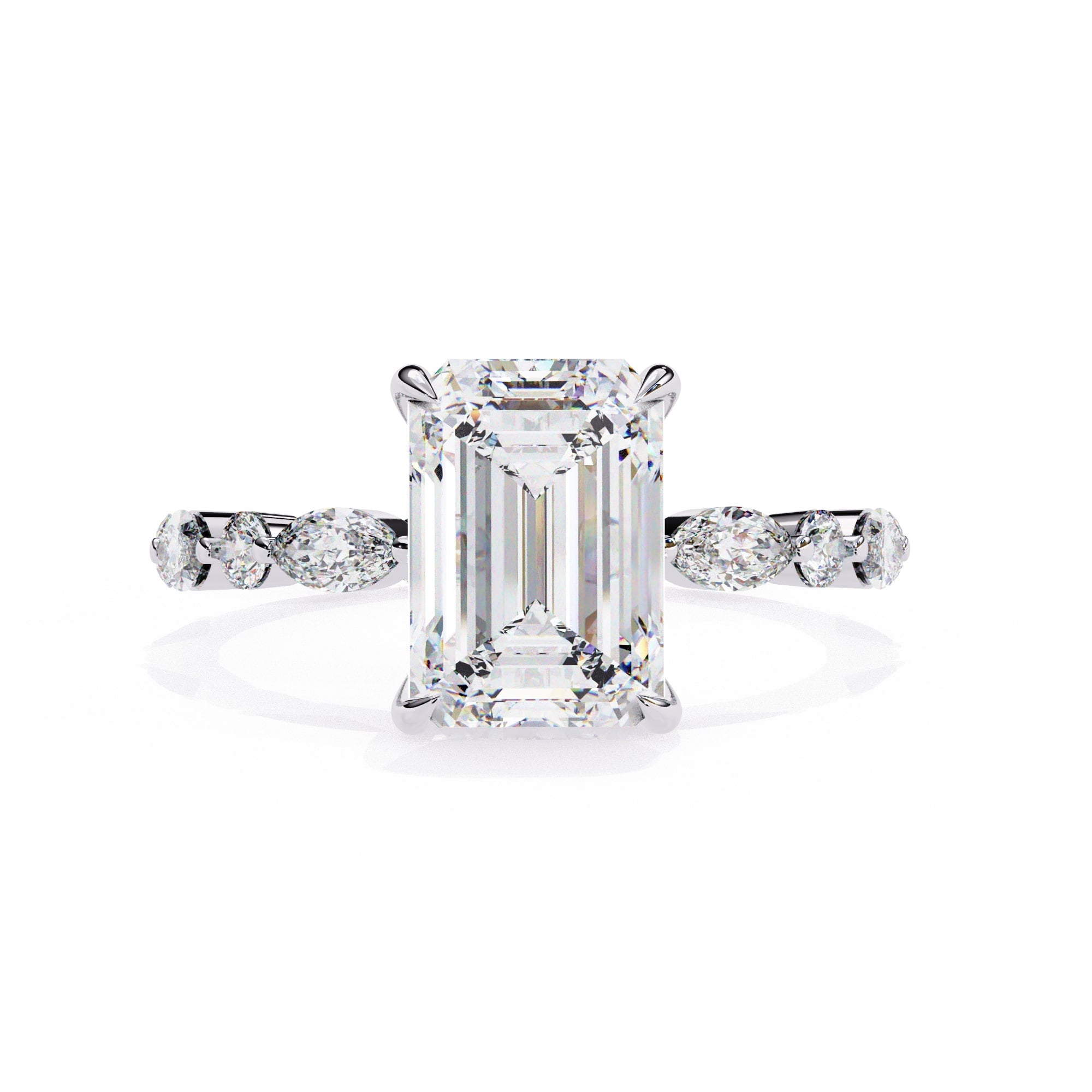 Timeless Radiance Central Stone Diamond Ring