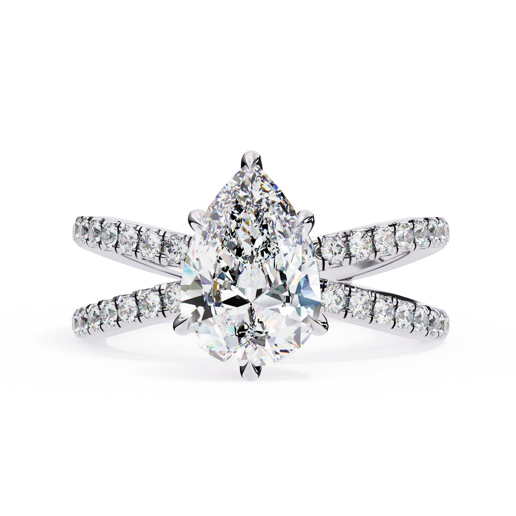 Elegant Brilliance Central Stone Diamond Ring