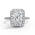 Elegant Diamond Side Stone Brilliance Ring