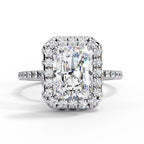 Elegant Diamond Side Stone Brilliance Ring