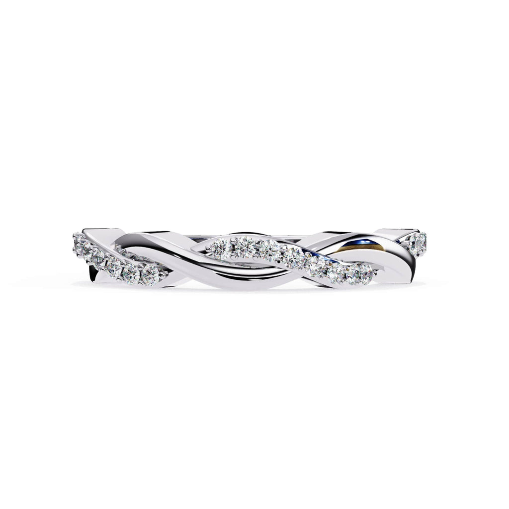 Elegant Diamond Side Stone Brilliance Ring