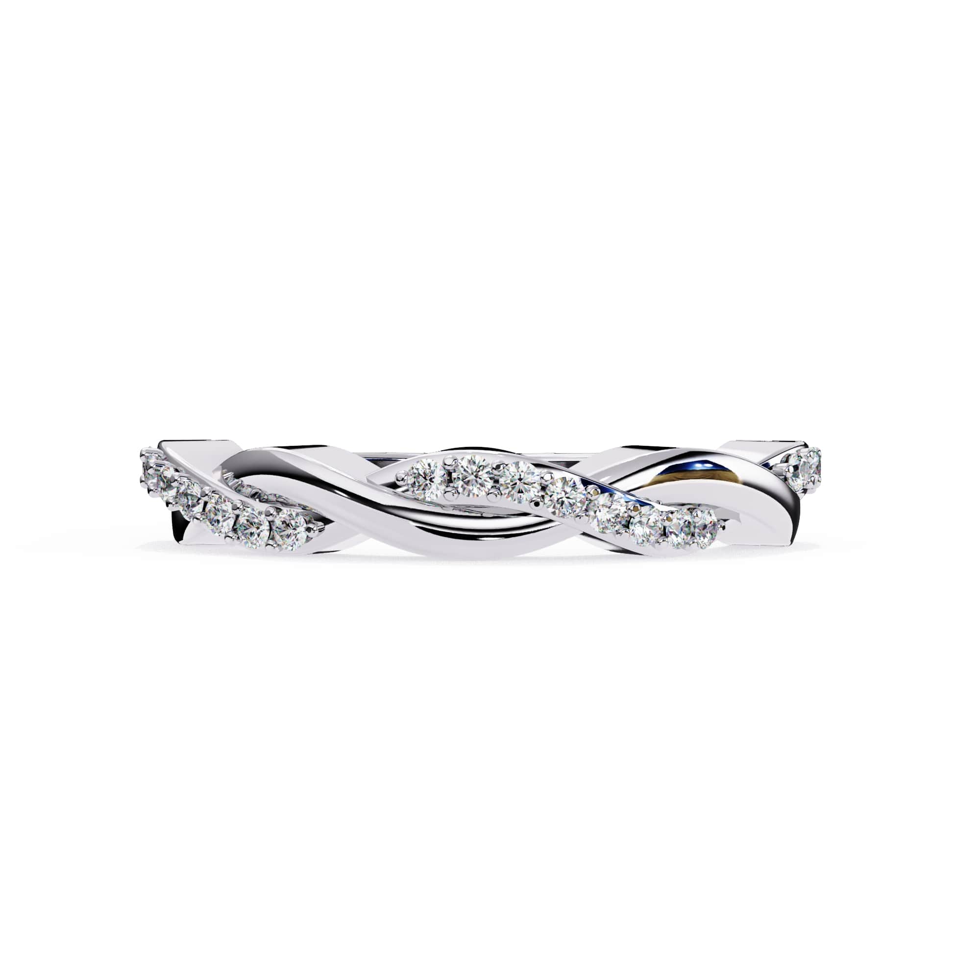 Elegant Diamond Side Stone Brilliance Ring