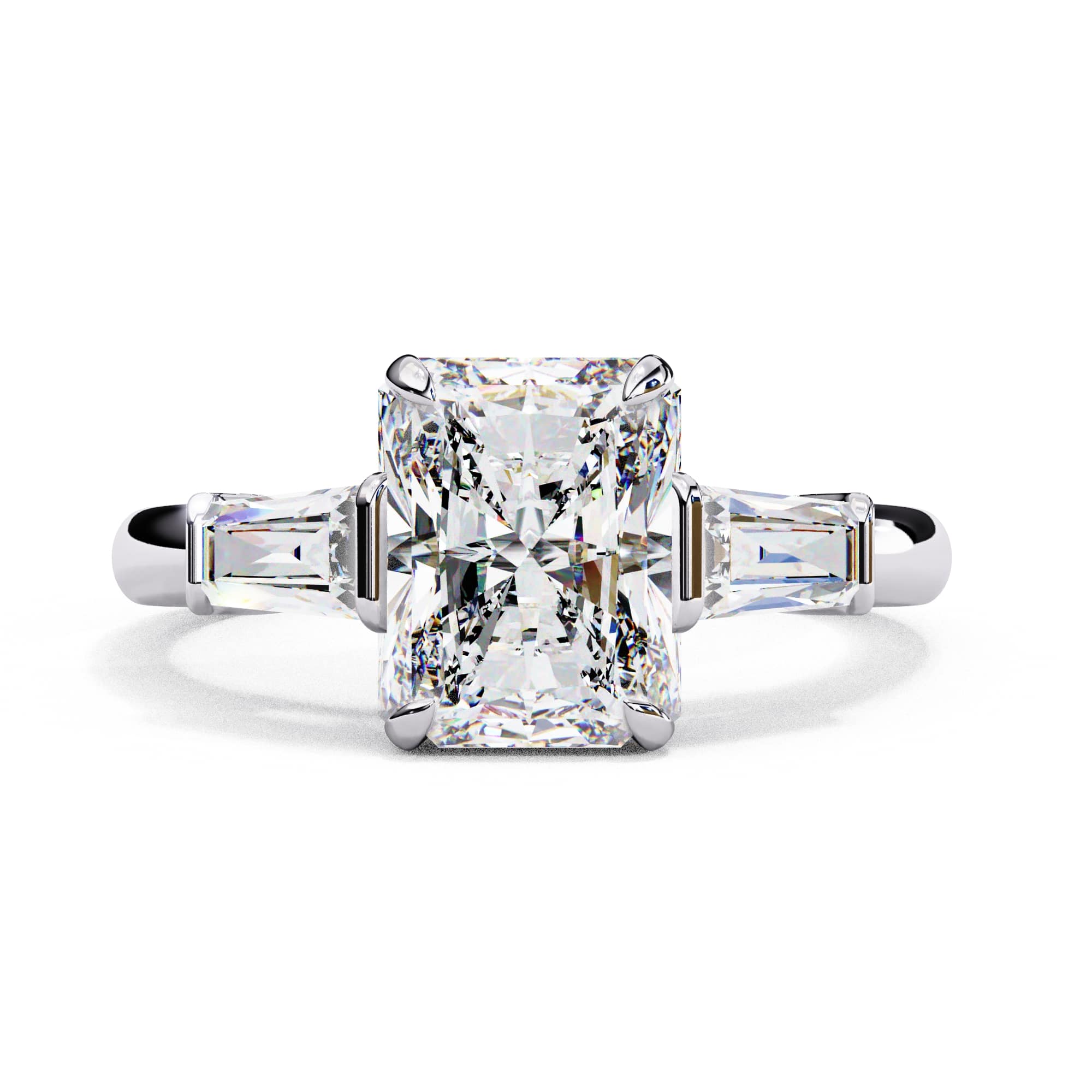 Elegant Multi-Stone Central Radiance Ring