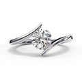 Brilliant Solitaire Diamond Engagement Ring with Timeless Central Stone Setting