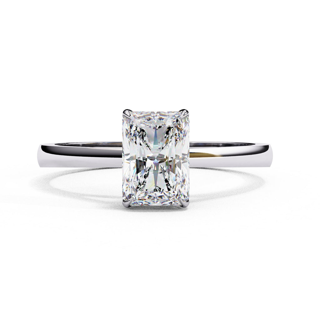 Elegant Central Stone Solitaire Ring