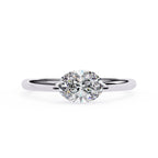 Elegant Solitaire Central Stone Brilliance Ring