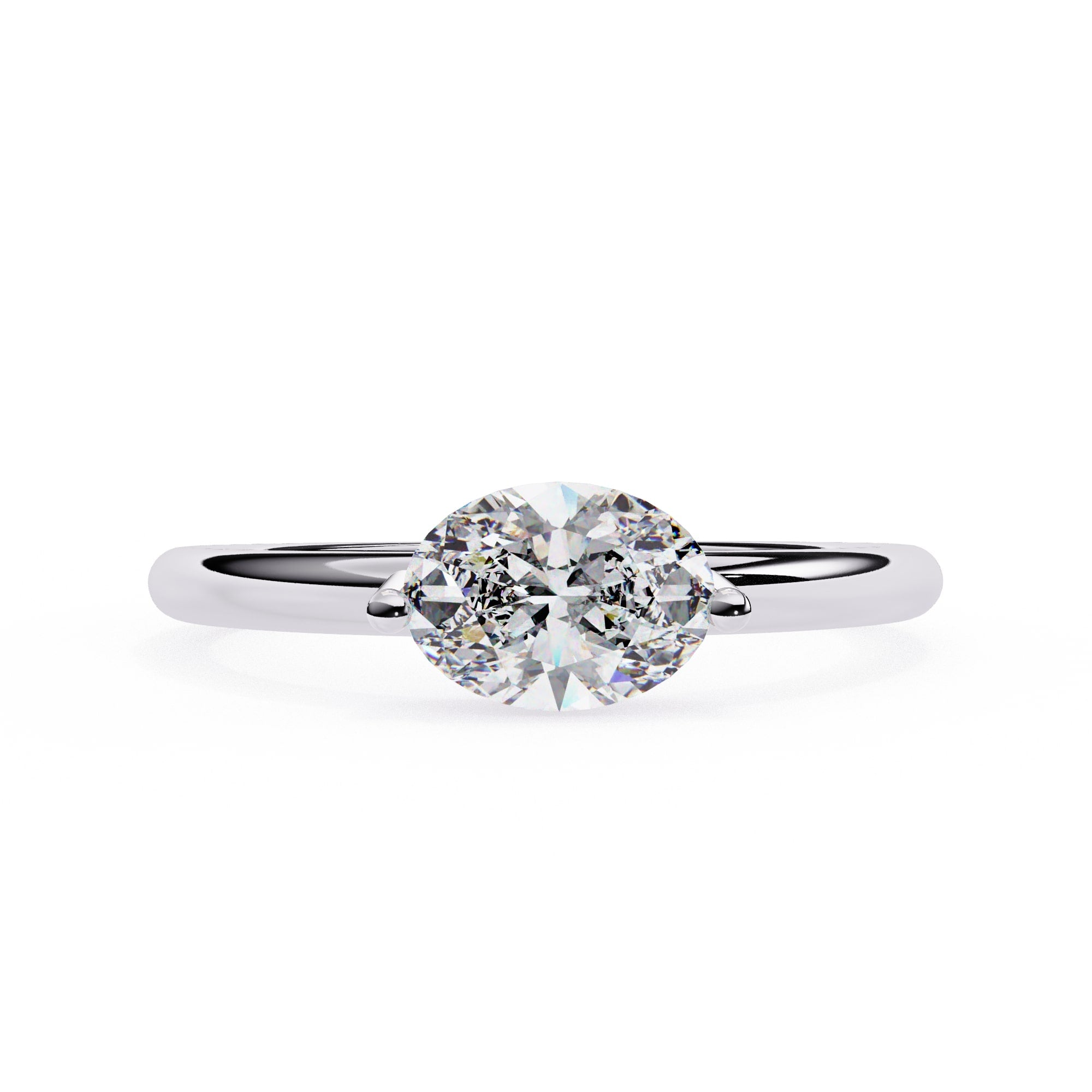 Elegant Solitaire Central Stone Brilliance Ring