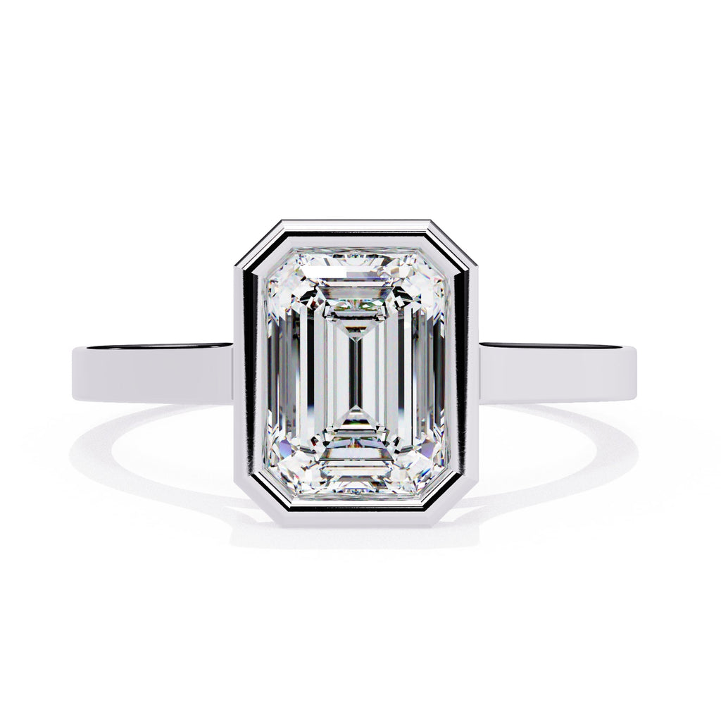 Elegant Central Stone Solitaire Ring