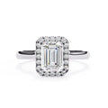 Elegant Central Stone Diamond Ring with Side Accents