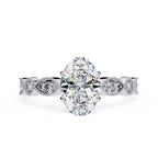 Elegant Diamond Central Stone Ring