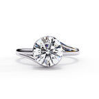 Elegant Central Stone Solitaire Ring