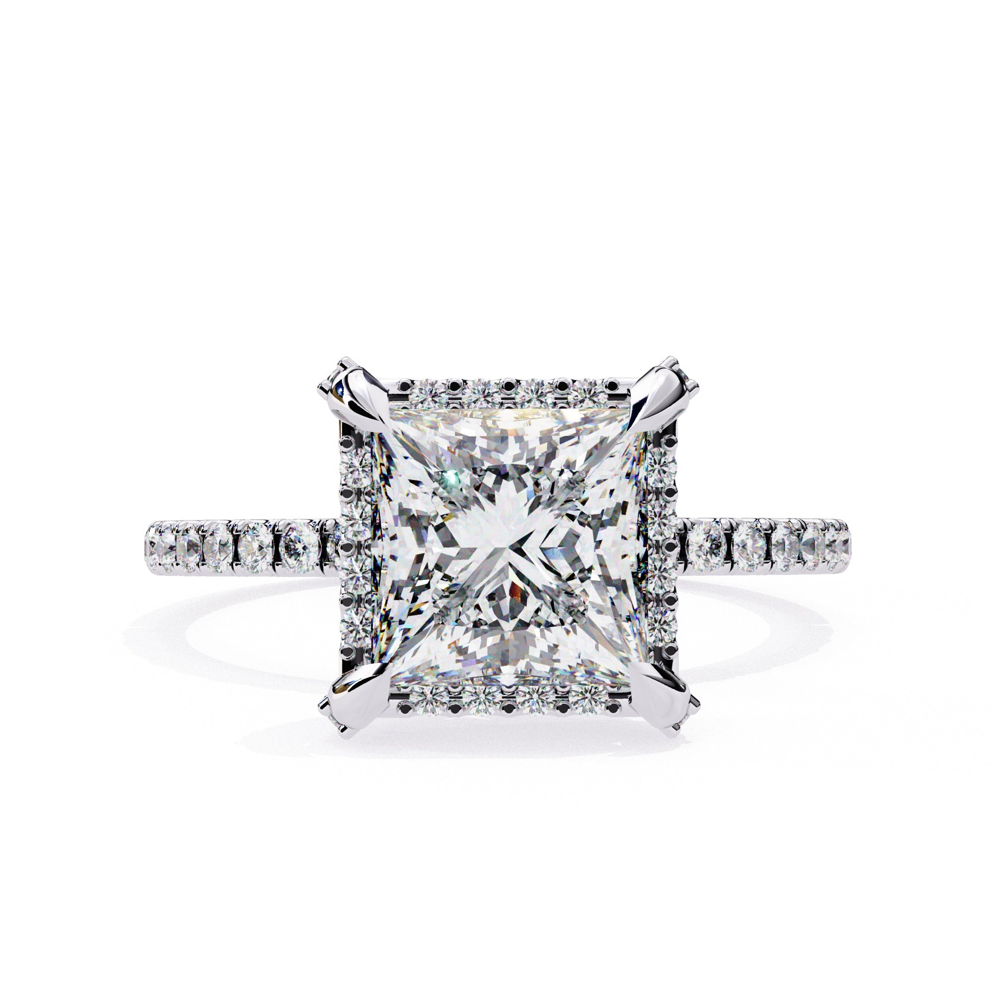 Elegant Central Stone Brilliance Diamond Ring