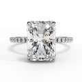 Elegant Diamond Side Stone Brilliance Ring