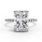Elegant Diamond Side Stone Brilliance Ring