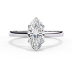 Elegant Central Stone Solitaire Ring