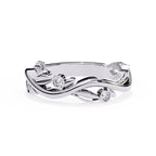Elegant Diamond Side Stone Brilliance Ring