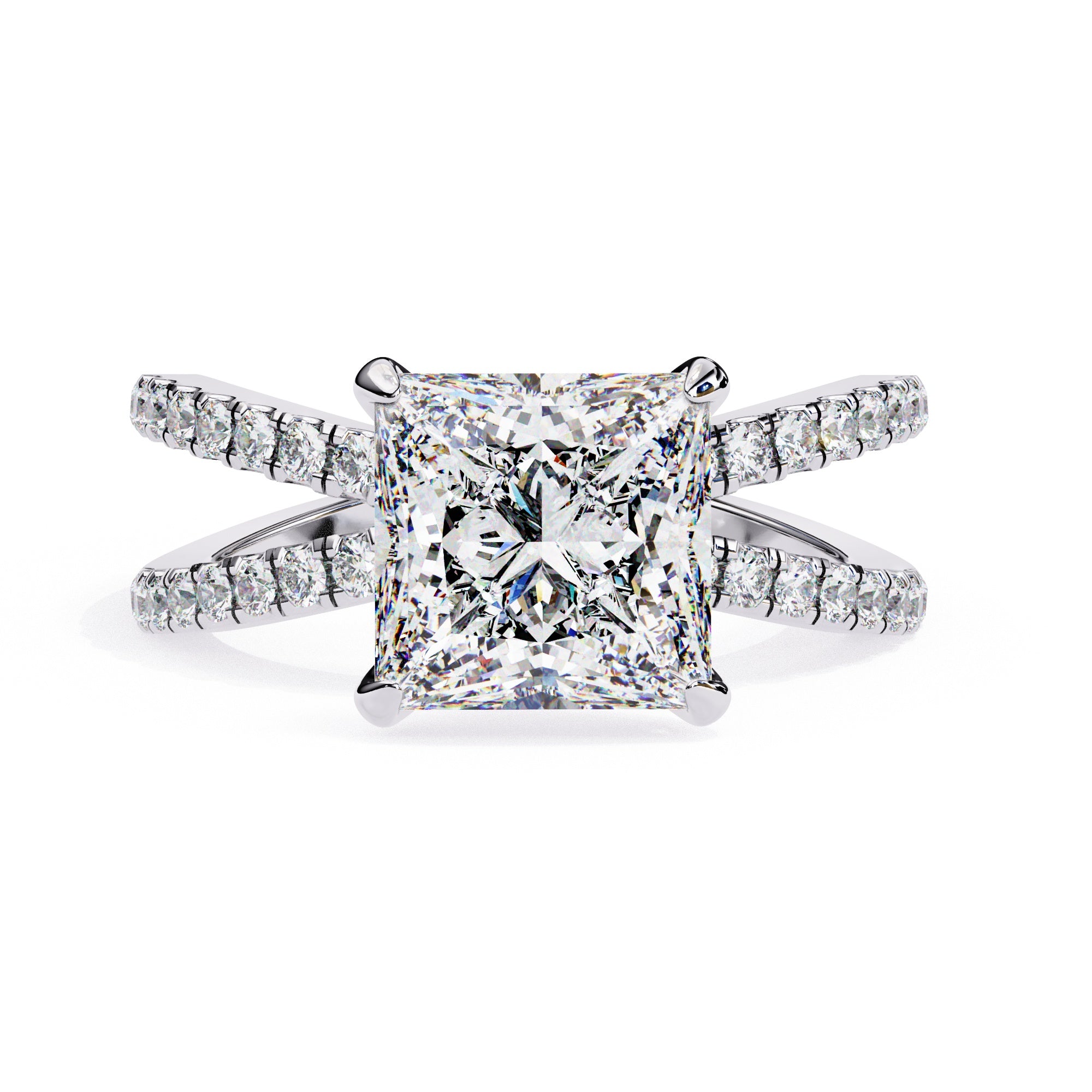 Elegant Central Stone Diamond Brilliance Ring