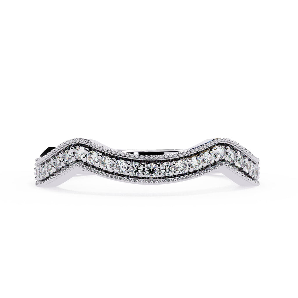Elegant Diamond Side Stone Brilliance Ring