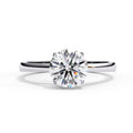 Elegant Solitaire Central Stone Ring