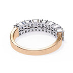 Radiant Diamond Side Stone Eternity Ring