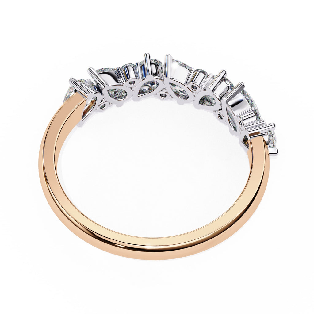 Elegant Diamond Side Stone Brilliance Ring