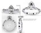 Radiant Brilliance Central Stone Diamond Ring