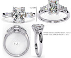 Elegant Multi-Stone Central Radiance Ring