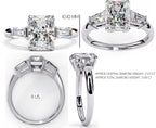 Exquisite Multi-Stone Central Brilliance Ring