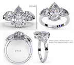 Radiant Multi-Stone Central Cluster Ring