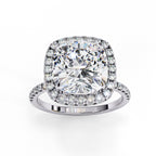 Elegant Diamond Side Stone Brilliance Ring