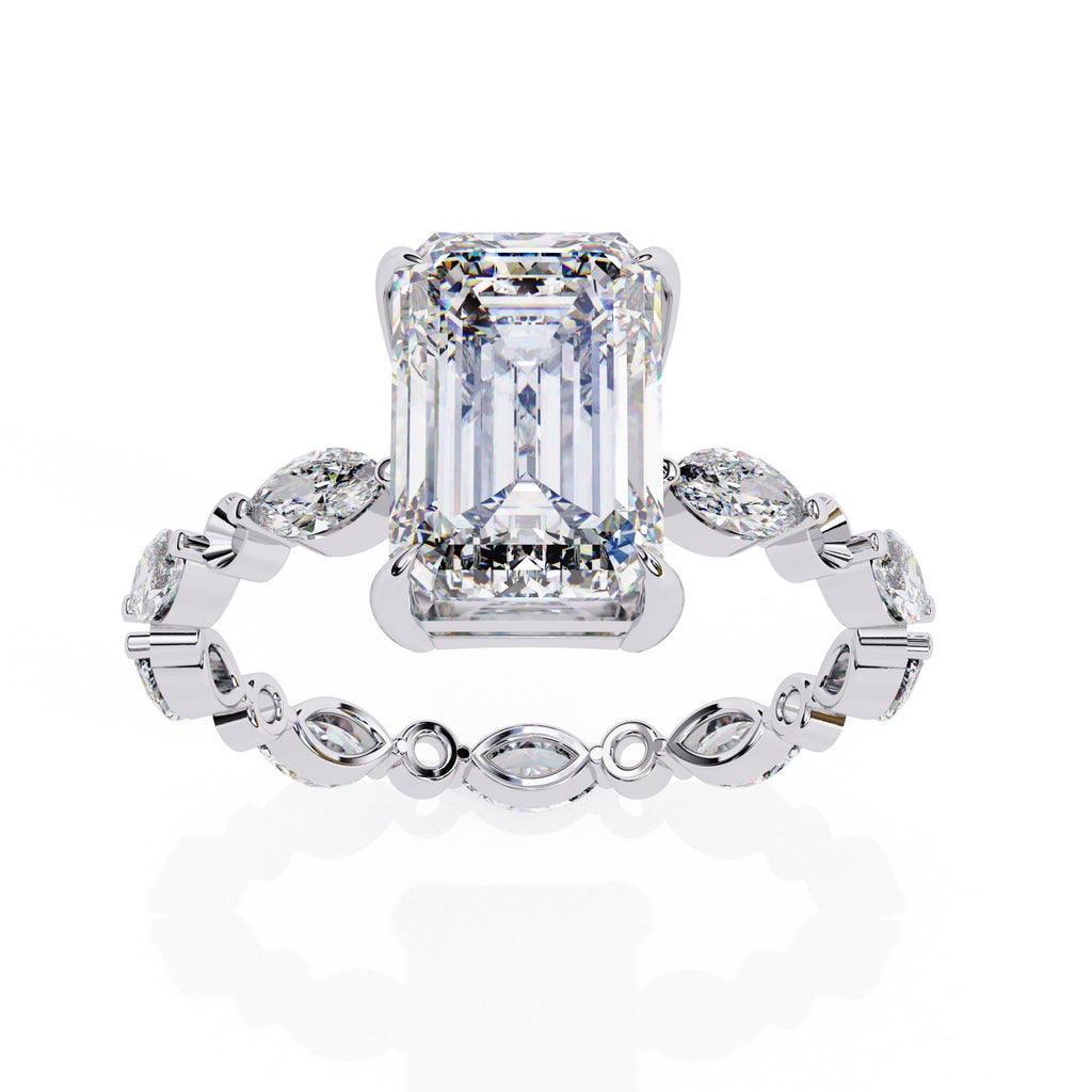 Timeless Radiance Central Stone Diamond Ring