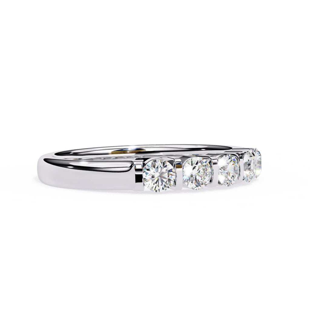 Radiant Side Stone Brilliance Ring