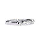 Radiant Side Stone Brilliance Ring