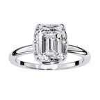 Elegant Radiant Central Stone Ring