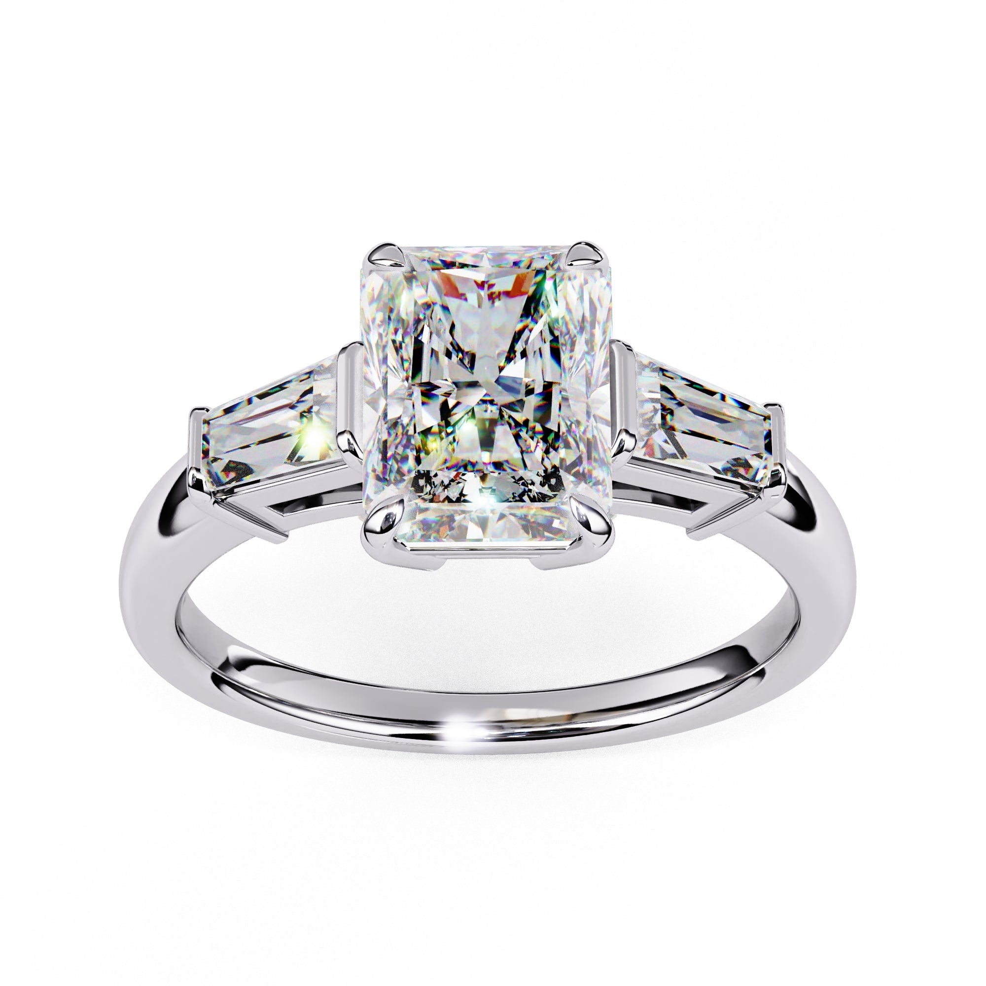 Elegant Multi-Stone Central Radiance Ring