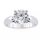 Elegant Solitaire Central Stone Diamond Ring