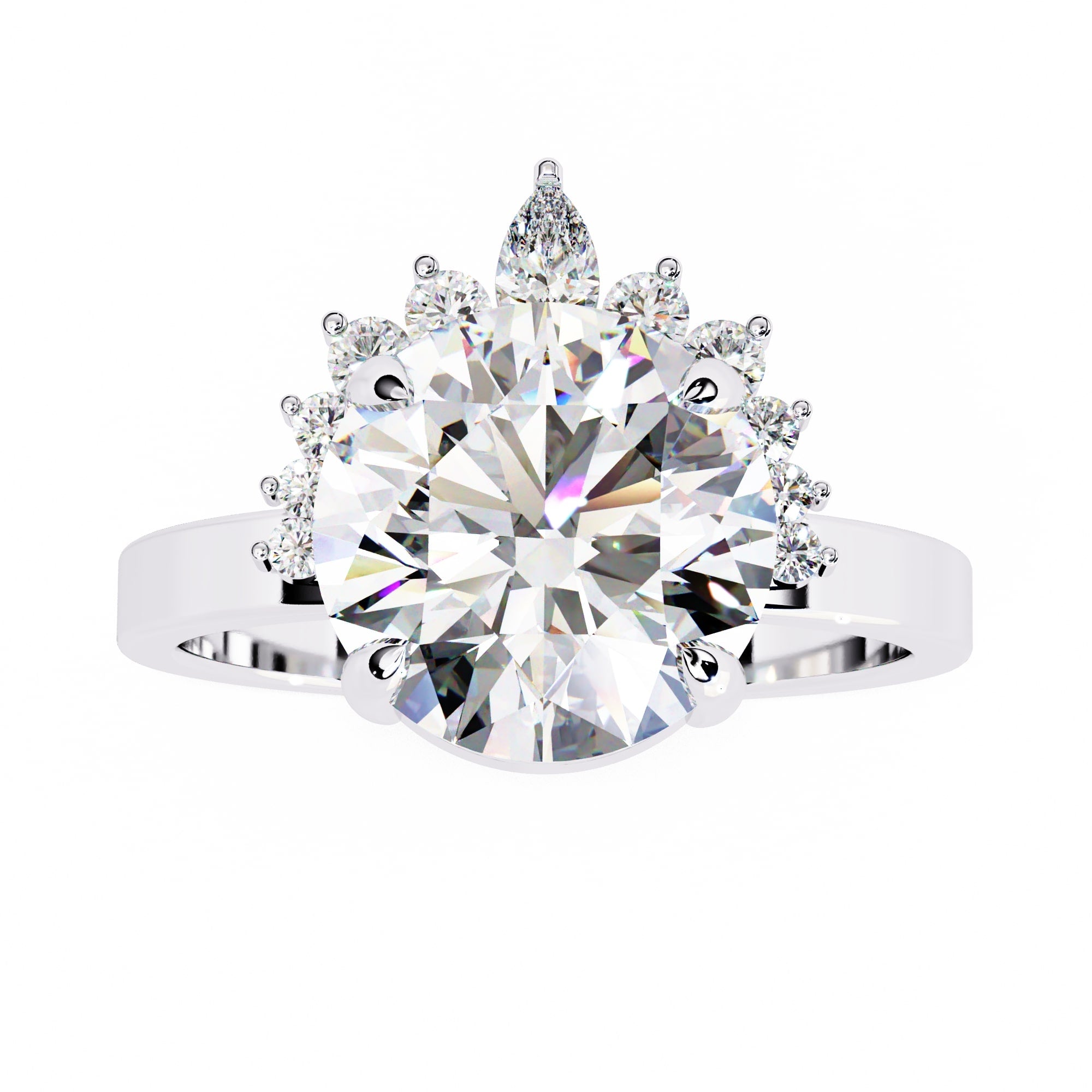 Radiant Eternal Central Stone Brilliance Ring