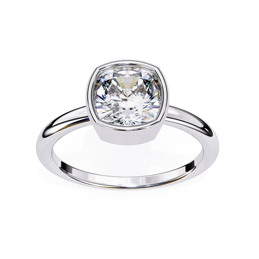 Elegant Solitaire Central Stone Diamond Ring