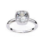 Elegant Solitaire Central Stone Diamond Ring