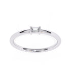Radiant Solitaire Central Stone Ring