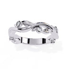 Elegant Diamond Side Stone Brilliance Ring