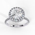 Elegant Diamond Central Stone Brilliance Ring