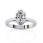 Elegant Solitaire Central Stone Ring