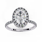 Elegant Diamond Side Stone Brilliance Ring