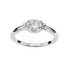 Elegant Solitaire Central Stone Brilliance Ring