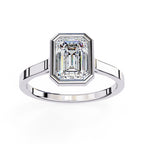 Elegant Central Stone Solitaire Ring