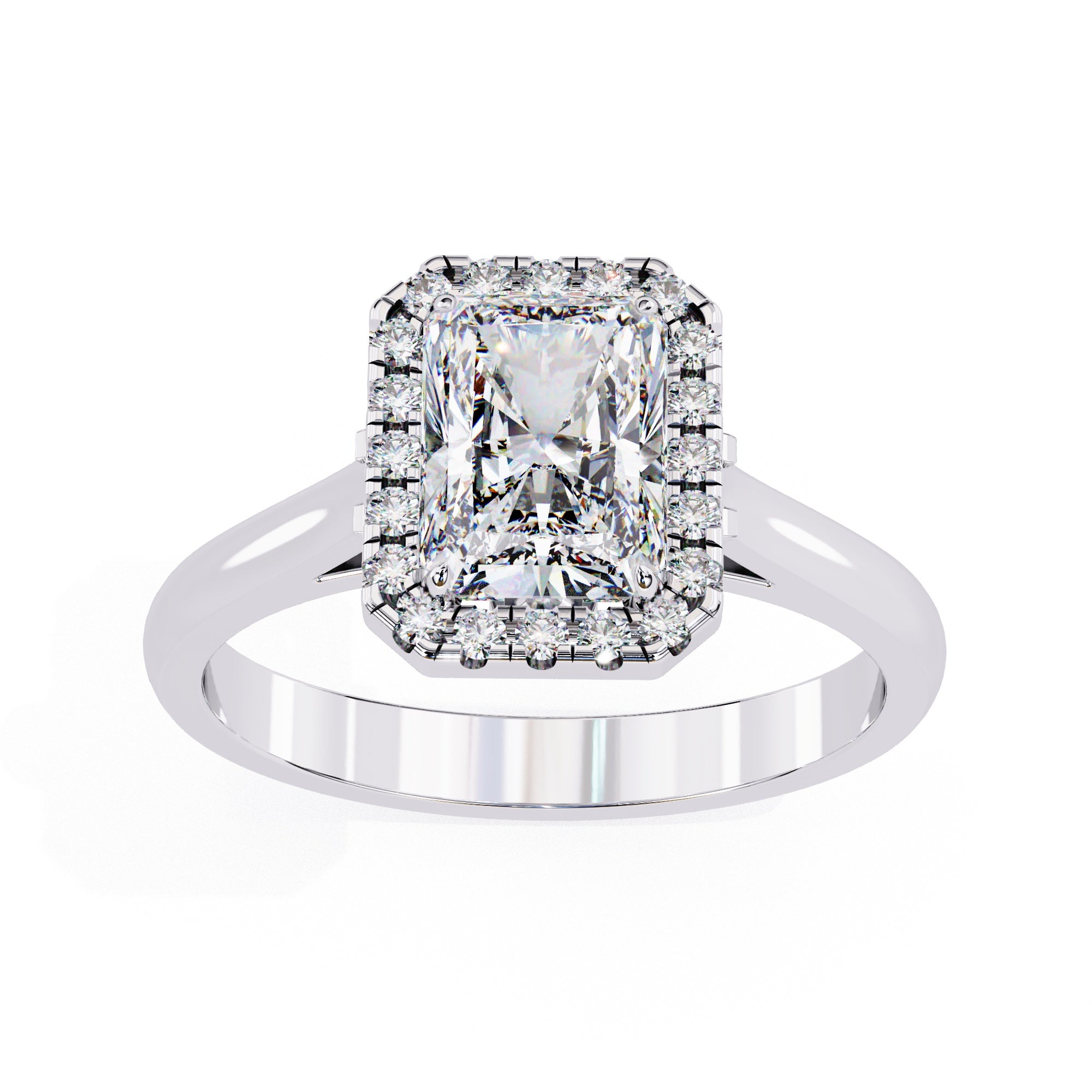 Elegant Central Stone Diamond Brilliance Ring